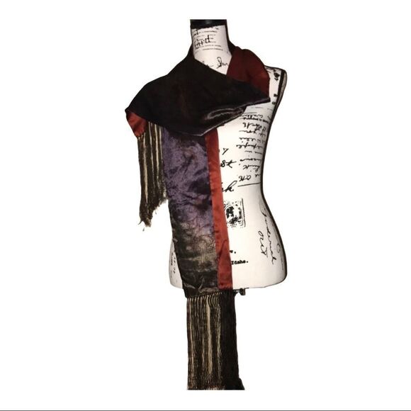 Vintage Isa Milano Rayon and Silk Scarf - Picture 1 of 6